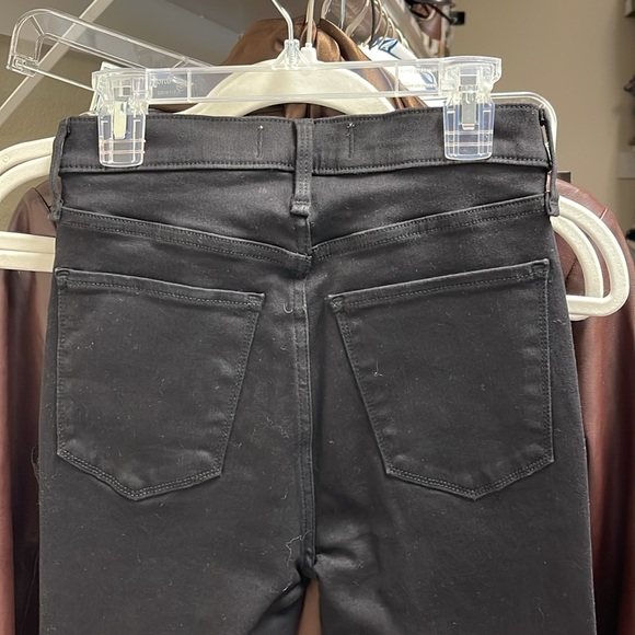 NWT ABERCROMBIE BLACK SKINNY HIGH RISE JEAN SZ 0 - Picture 4 of 4